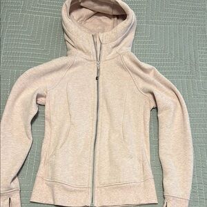 Lululemon Light Pink Zip-Up Hoodie